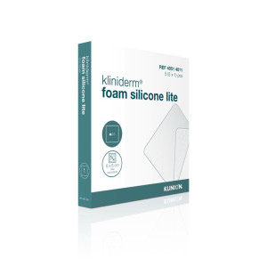 Kliniderm Foam Silicone lite opatrunek piankowy 15x15 cm 1 szt