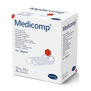 Hartmann Medicomp kompresy jałowe 7,5×7,5 cm 25×2 szt