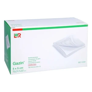 Gazin kompresy jałowe 5×5 cm 100 szt (50×2 szt)