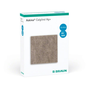 BBraun Askina Calgitrol Ag+ opatrunek 10x10 cm 1 szt