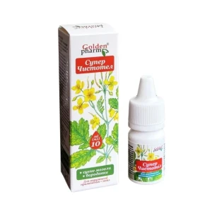 Glistnik Jaskółcze Ziele Płyn na brodawki, odciski, modzele 10 ml