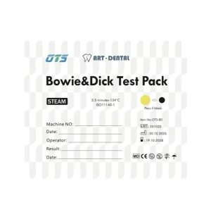 Pakiet testowy do kontroli sterylizacji parą Bowie & Dick