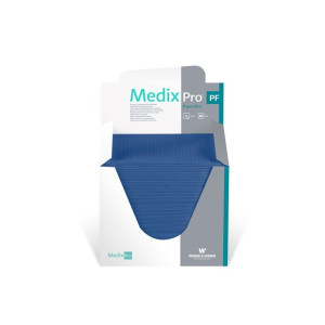 MEDIXPRO Podkład podfoliowany składany 80 sztuk granatowy