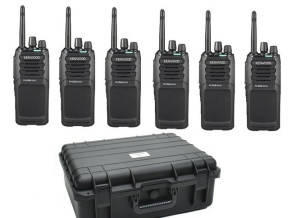 Kenwood TK-3701D set van 6 + koffer