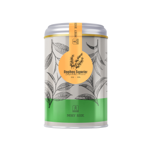 Herbata Czerwona Rooibos Superior w Puszce 50g – Sypana Czerwona Herbata z Czerwonokrzewu – 100% Naturalna Herbata – Herbata Bezkofeinowa – Mary Rose