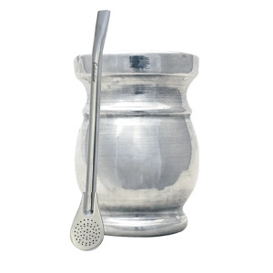 Zestaw Akcesoriów do Yerba Mate: Matero z Drewna Palo Santo "Hercules" + Bombilla