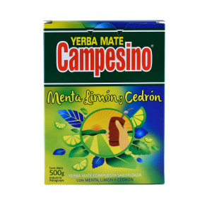 Yerba Mate Campesino Menta Limón & Cedron 500g (0,5kg Suszu) – Yerbatera Campesino | Paragwajska