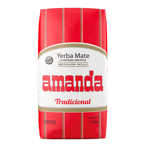 Yerba Mate Amanda Elaborada con Palo Tradicional 1000g (1kg Suszu) – La Cachuera | Argentyńska