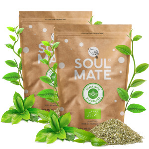 Yerba Mate Soul Mate Orgánica sin Humo Elaborada 2x500g (1kg Suszu) – Organiczna | Brazylijska