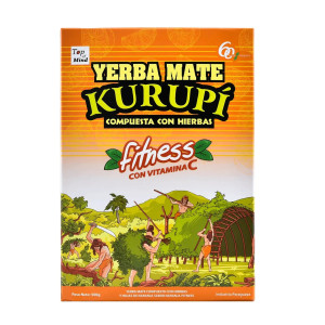 Yerba Mate Kurupi Fitness Sabor Naranja 500g (0,5kg Suszu) – Santa Margarita | Paragwajska