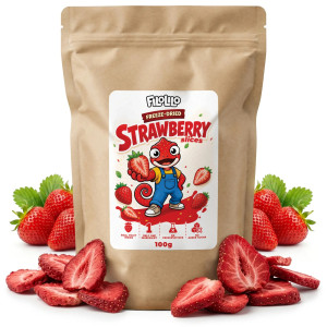FiloLilo – Truskawka liofilizowana (plastry) 100 g