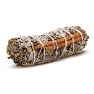 Biała Szałwia z Cynamonem – Kadzidło (Rolka) 20-30g – Aromantra | Ezoteryka, Joga, Medytacja