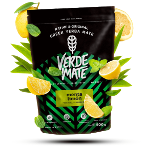 Verde Mate Green Menta Limón 500g (0,5kg Suszu) – Venusti | Kraftowa Zielona Brazylijska Yerba Mate Suszona Powietrzem