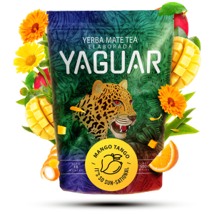Yerba Mate Yaguar Mango Tango 500g (0,5kg Suszu) – Venusti | Brazylijska