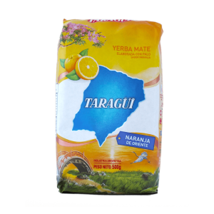 Yerba Mate Taragüi Naranja de Oriente 500g (0,5kg Suszu) Pomarańczowa – Establecimiento Las Marias | Argentyńska