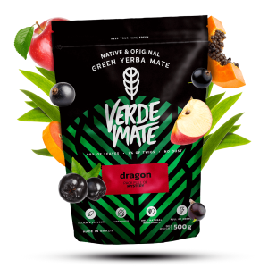 Verde Mate Green Dragon 500g (0,5kg Suszu) – Venusti | Kraftowa Zielona Brazylijska Yerba Mate Suszona Powietrzem