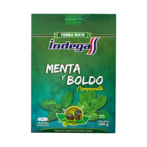 Yerba Mate Indega Menta y Boldo Compuesta 500g (0,5kg Suszu) – Indega S.A. | Paragwajska