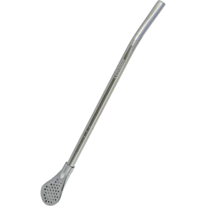 Bombilla do Yerba Mate "Alfa" Inox 19cm – Cebador (Słomka z Filtrem – Łyżeczka, Rurka Filtrująca)