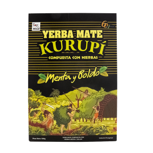 Yerba Mate Kurupi Menta y Boldo 500g (0,5kg Suszu) – Santa Margarita | Paragwajska