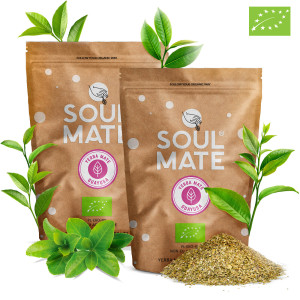 Yerba Mate Soul Mate Orgánica Guayusa 2x500g (1kg Suszu) – Organiczna | Brazylijska