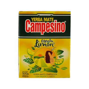 Yerba Mate Campesino Menta Limón 500g (0,5kg Suszu) Miętowo-Cytrynowa – Yerbatera Campesino | Paragwajska