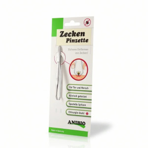 Anibio Zeckenpinzette Hund Katze für sichere Zeckenentfernung