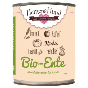 HerzensHund Bio Ente 800g