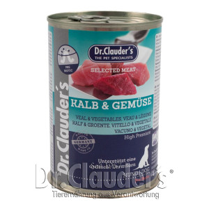 Dr.Clauders Kalb mit Gemüse 6 x 800g