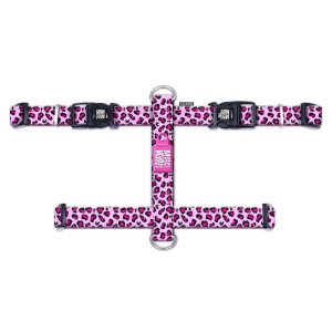 Max & Molly H-Geschirr Leopard Pink XS