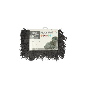 EatSlow Live Longer Spielmatte Grau
