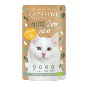 Cat's Love Bio Huhn Katzenfutter 100g