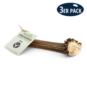 Nosli Hirschgeweih halb L 3er Pack