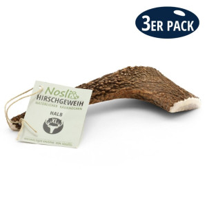 Nosli Hirschgeweih halb XL 3er Pack