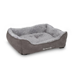 Scruffs Cosy Box Bed  M - 60 x 50 cm Grau