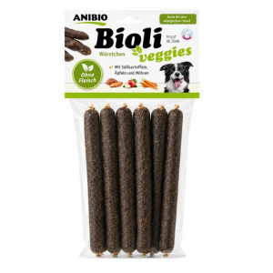 Anibio Bioli Veggies Hundewurst ohne Fleisch 7 Stück