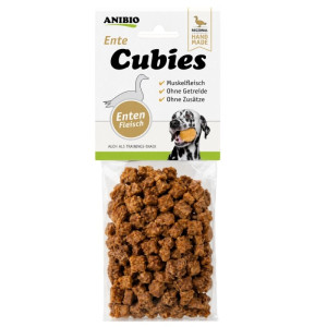 Anibio Cubies Hundesnacks Ente - Getreidefrei 100g