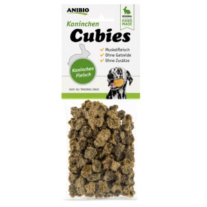 Anibio Cubies Hundesnacks Kaninchen - Getreidefrei 100g