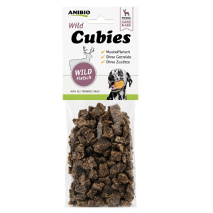 Anibio Cubies Hundesnacks Wild - Getreidefrei 100g