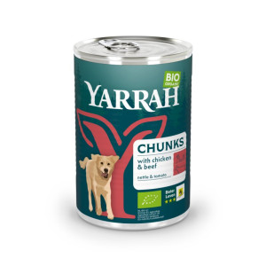 Yarrah Bio Huhn & Rind Bröckchen 820g