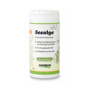 Anibio Seealge Pulver Hund Katze mit Mineralstoffen BARF 250g