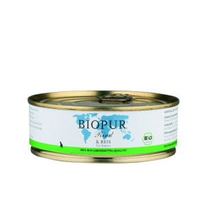 Biopur Rind und Reis 200g