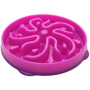 Slo-Bowl Anti-Schling Napf Lila Large