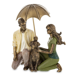 Figura Para z pieskiem