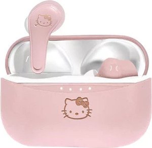 4side Hk0856 Cuffie Wireless Bluetooth Auricolari Con Cusodia Di Ricarica Fantasia Hello Kitty Gold - Hk0856
