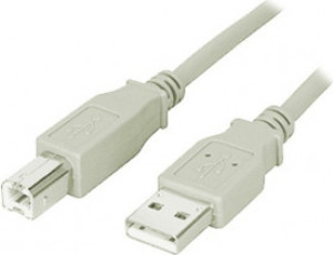 adj 320-00076 Adattatore Usb Type A Maschio + Usb Type B Male Lunghezza 1.8 Metri - 320-00076
