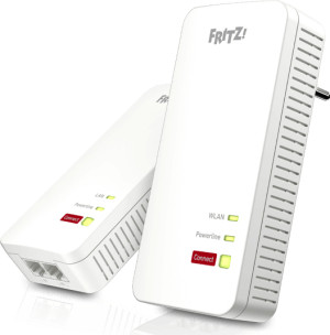 avm 20003038 1240 Ax Wlan Fritz!Powerline 1240 Ax Wlan Set Range Extender Per Rete Elettrica Fino A 1.200 Mbit/s Wi-Fi Integrato Fino A 600 Mbit/s -