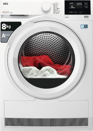 AEG Tr8g83gw Asciugatrice 8 Kg Classe C (Ex Classe A+++) Inverter Con Pompa Di Calore Profondità 63 Cm - Tr8g83gw