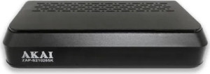 Akai Zap-S210265k Decoder Digitale Satellitare / Terrestre Dvb-T2/s2 Hevc Hdmi Lan Colore Nero - Zaps210 265k