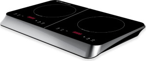 Ardes Ar1f602 Fornello Elettrico Ad Induzione Elettrica 2 Piastre Vetroceramica Potenza 3500 Watt Colore Nero - Ar1f602 Kookie Duo