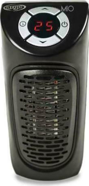 Argo Mio Termoventilatore Ceramico Mini Stufa Elettrica Potenza 350 Watt Colore Nero - Mio